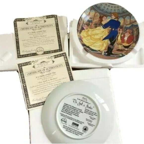 Beauty and the Beast Plate Collection with Certs - Picture 8 of 8